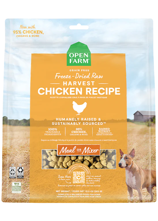 Open Farm Dog Morsels Chicken FD Raw