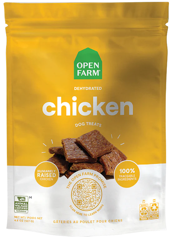 Open Farm Dog Chicken Dehydrated Treat 4.5oz