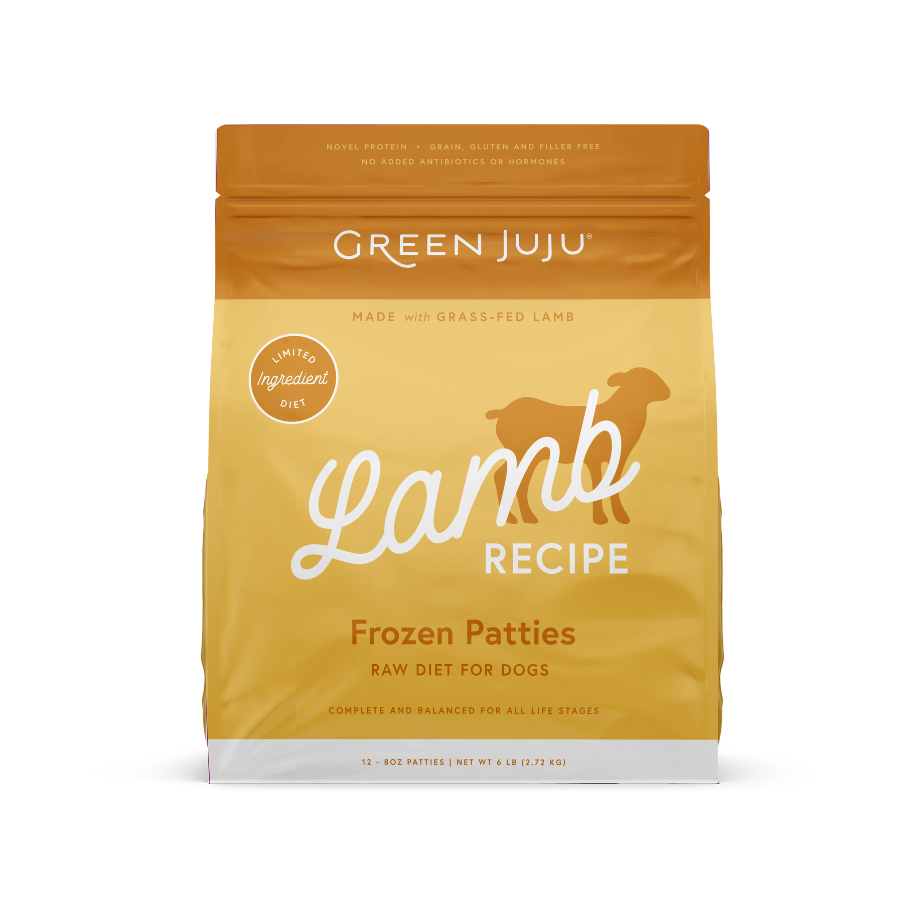 Green Juju Raw Lamb Frozen 3lbs