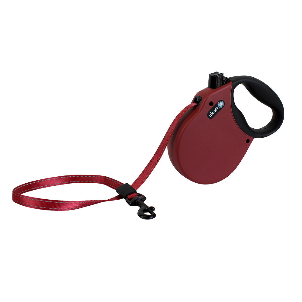 Alcott Adventure Retractable Leash Red