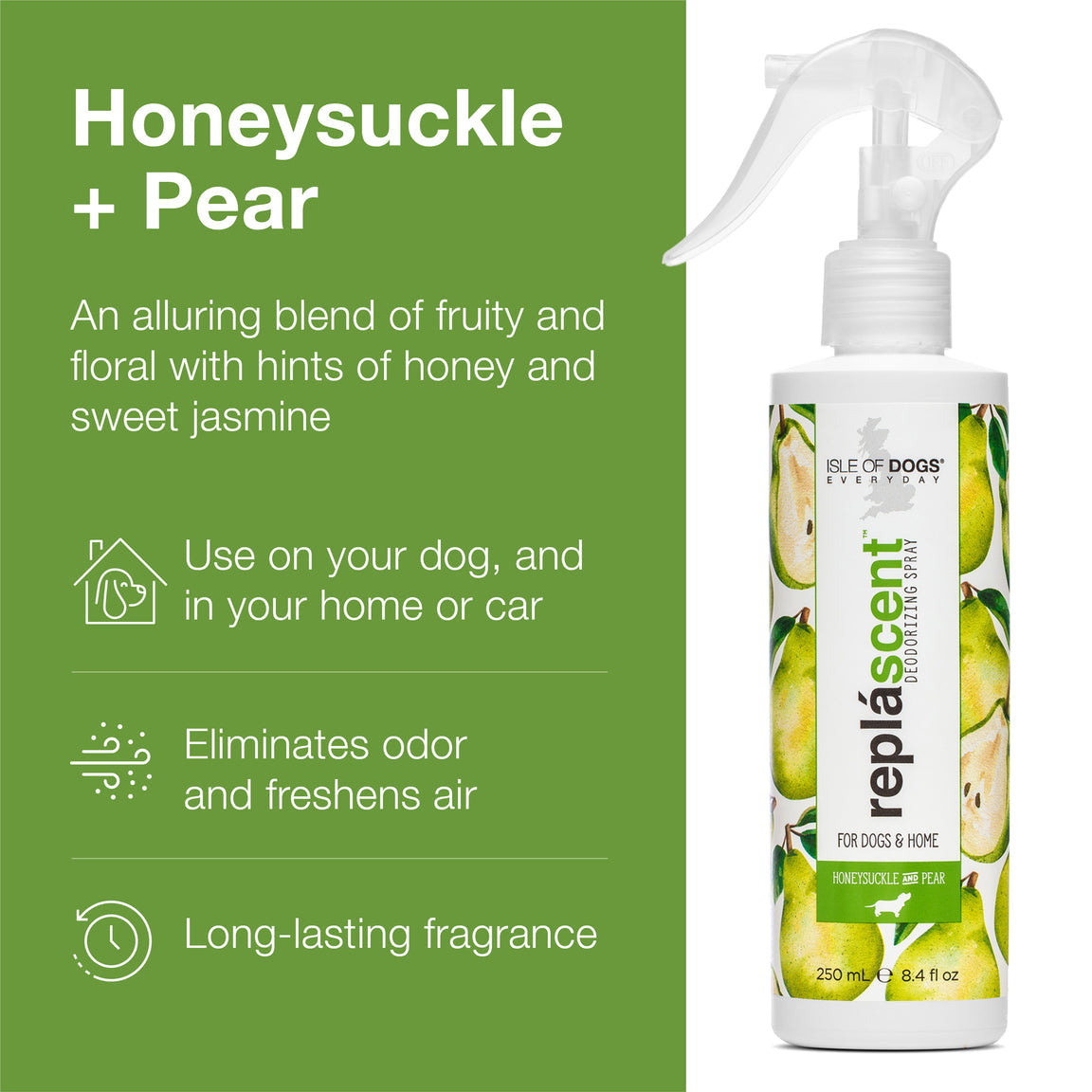 Isle of Dogs Honeysuckle + Pear Spray 8.4 oz