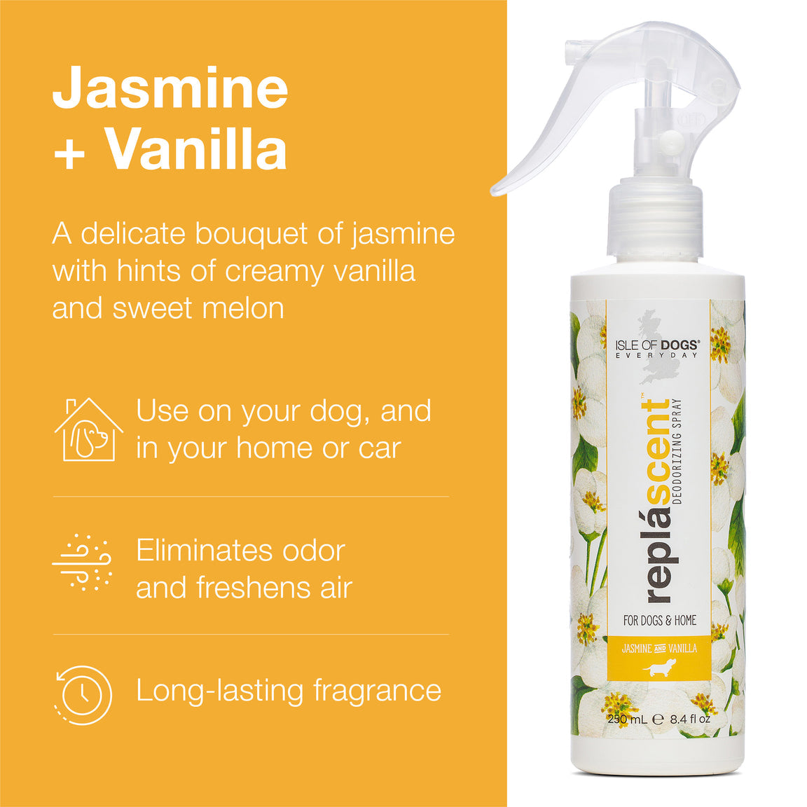 Isle of Dogs Jasmine + Vanilla Spray 8.4oz