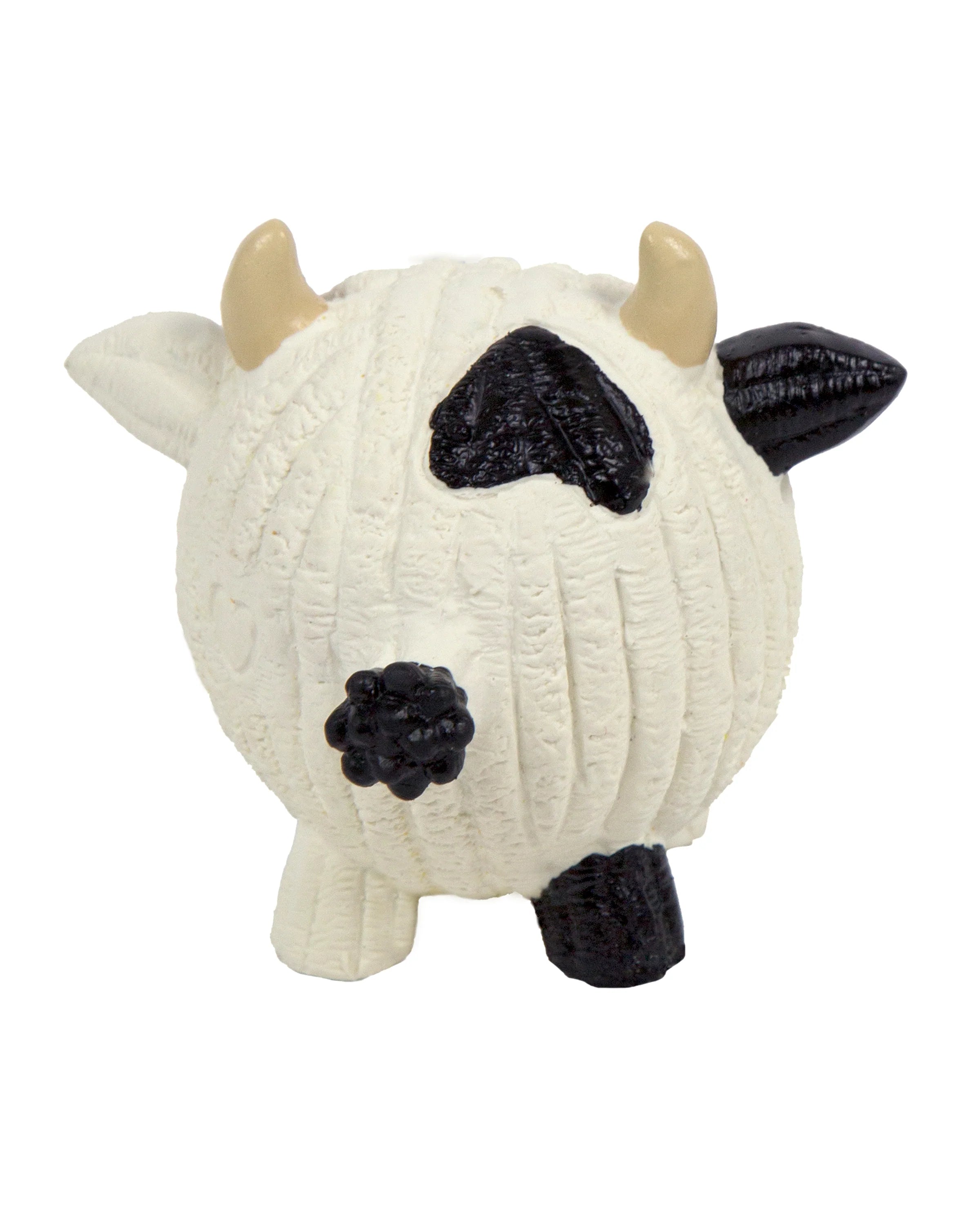 Hugglehounds Cow Ruff-Tex Large