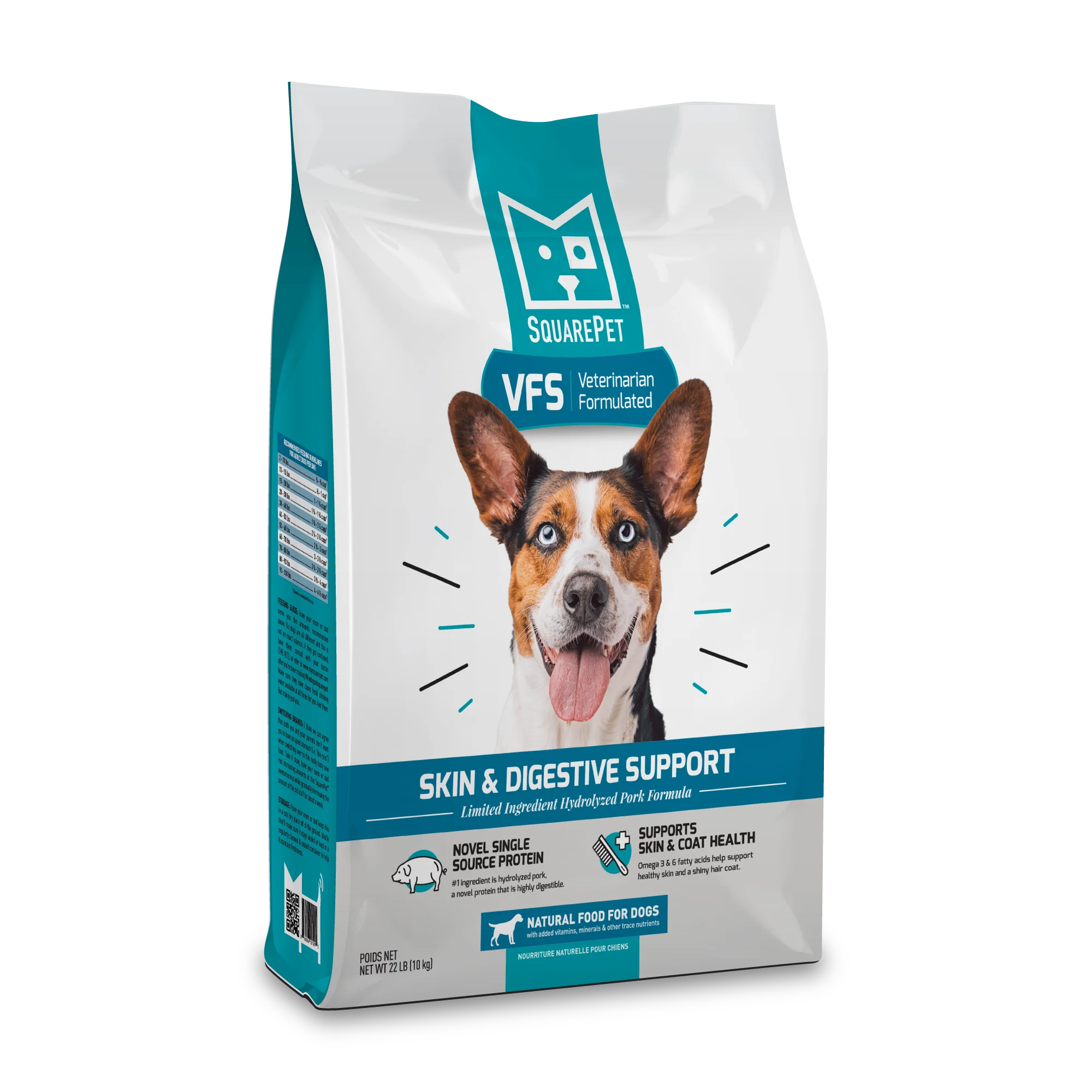 SquarePet VFS Canine Skin & Digestive Support