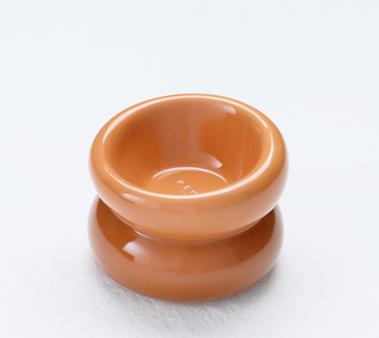 Pehom Soufflé Pet Bowl - Amber Orange