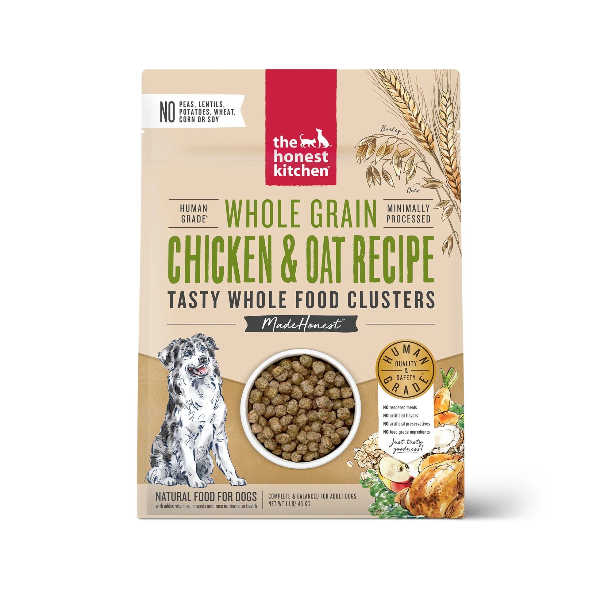 The Honest Kitchen Dog Chicken Whole Grain