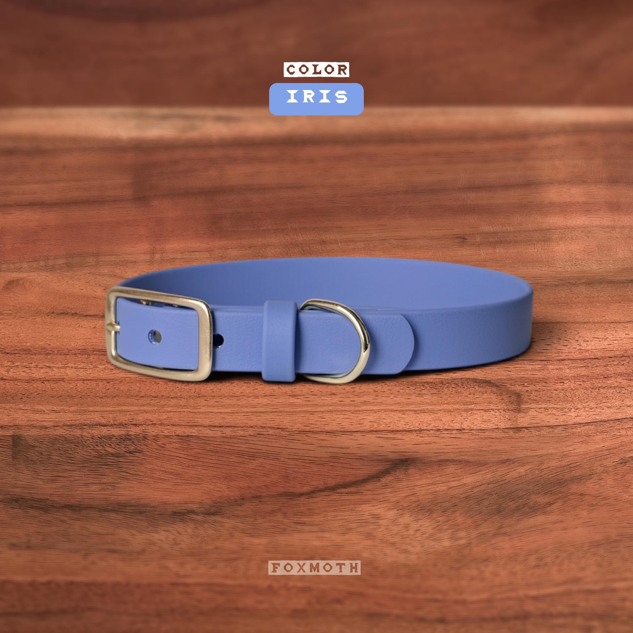 Foxmoth Waterproof Biothane Collar