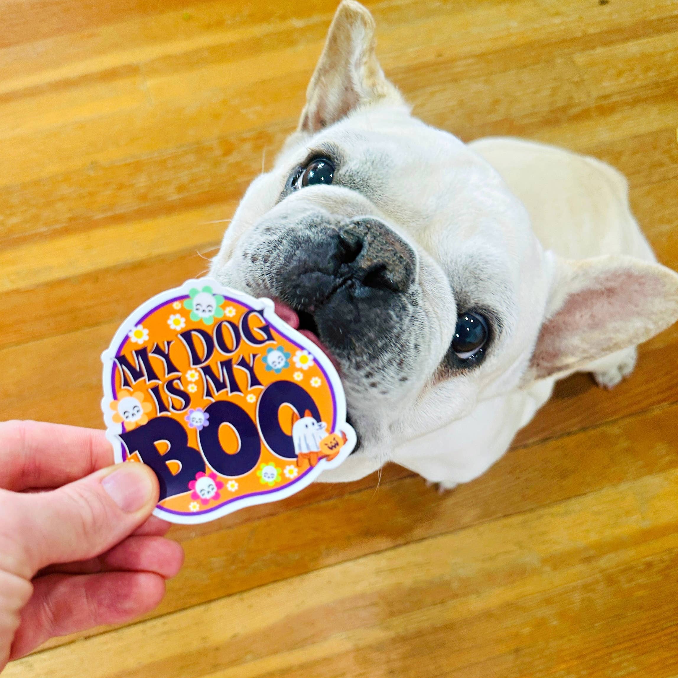 Bad Tags My Dog Is My Boo Sticker