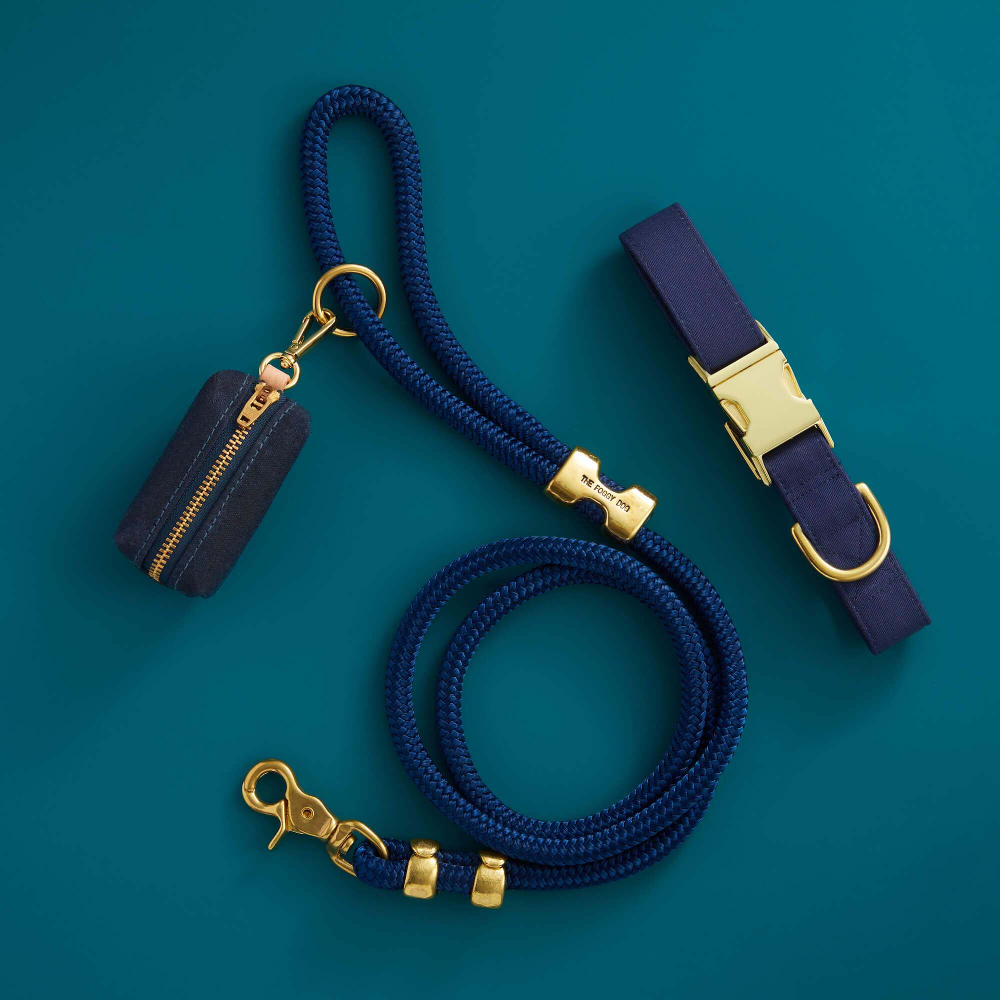 Foggy Dog Collar - Ocean