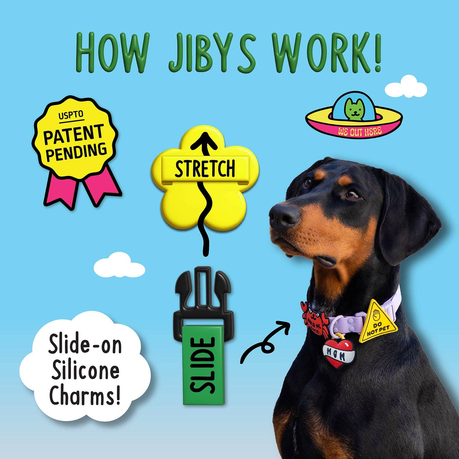 Therapy Dog Jiby Dog Charm