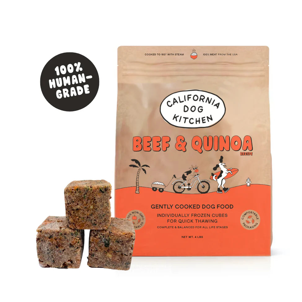 California Dog Kitchen - Beef and Quinoa Cubes 4lbs