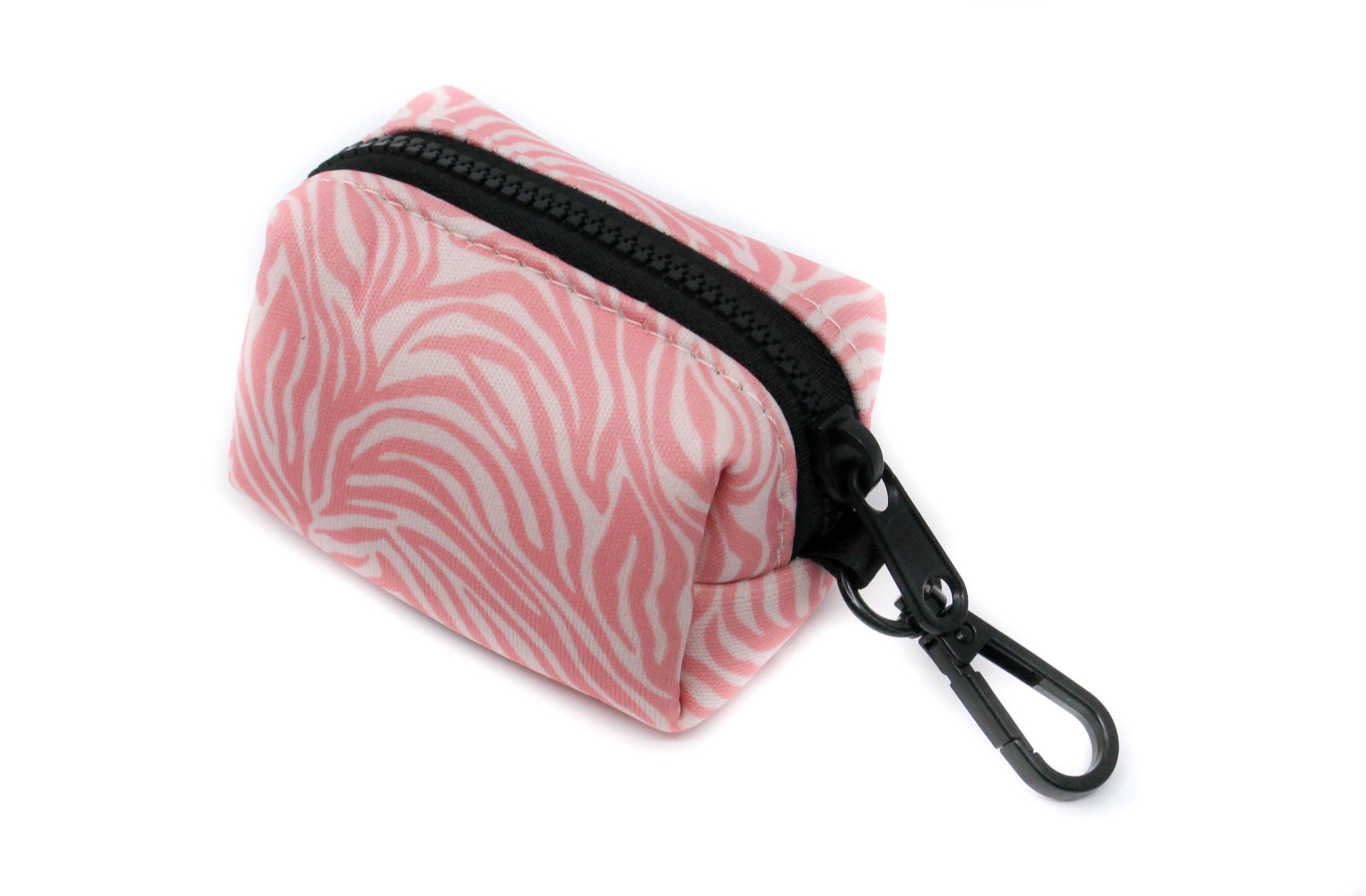 Pablo & Co Pink Zebra Dog Poop Bag Holder