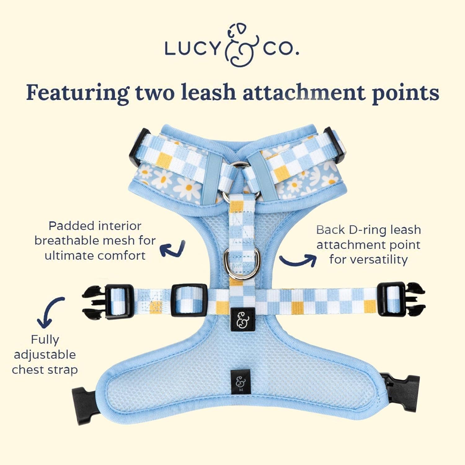 Lucy & Co Simply Splendid No-Pull Harness