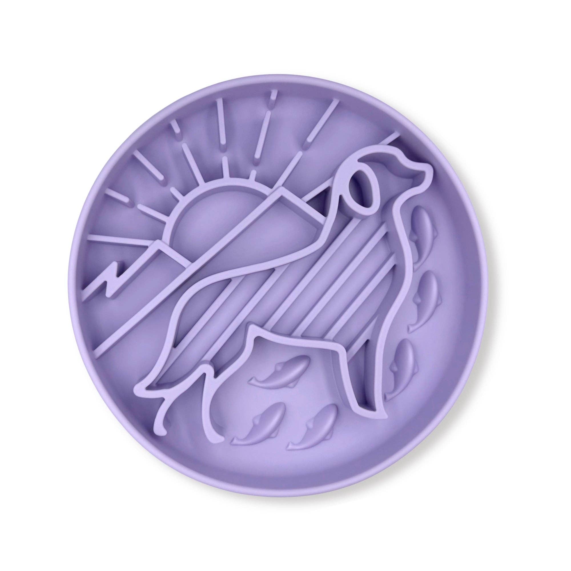 Pawsome Tails Golden Hour Slow Feeder Bowl | Lilac