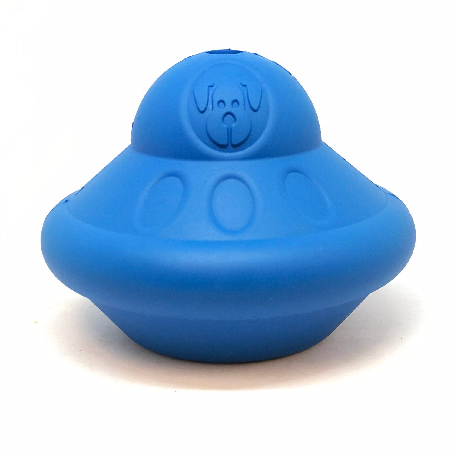 SodaPup Spotnik Flying Saucer Durable Rubber Chew Toy & Treat Dispenser