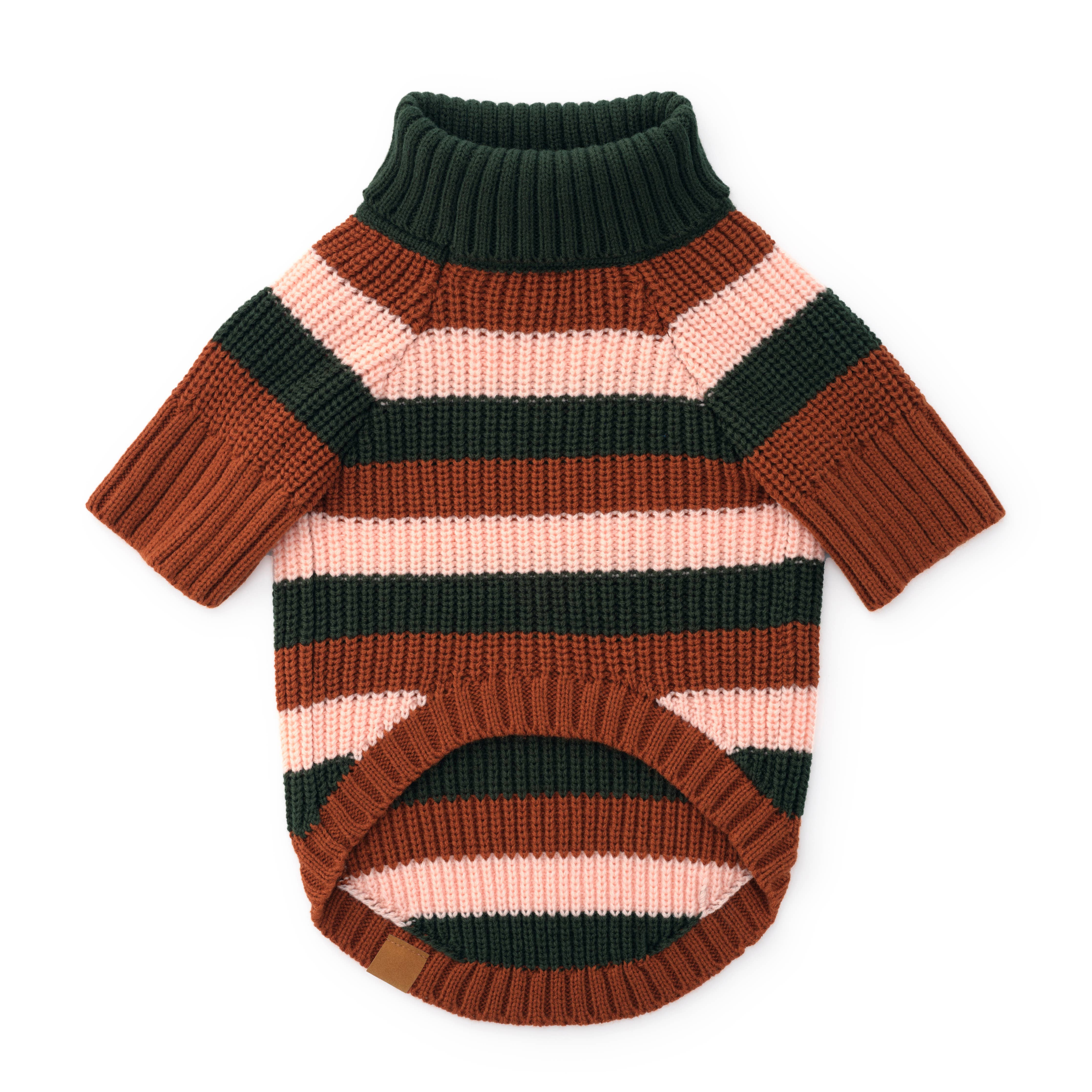 The Foggy Dog Bold Stripe Dog Sweater