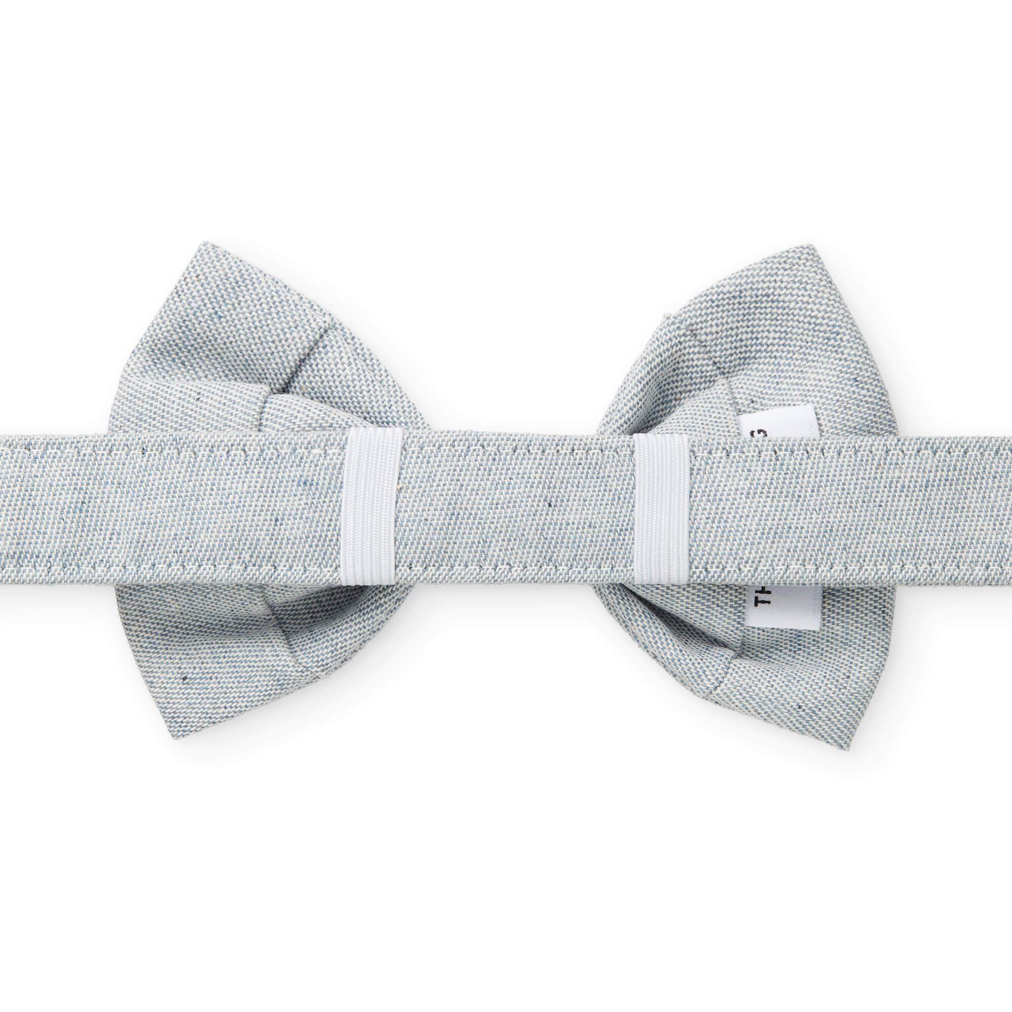 The Foggy Dog Upcycled Denim Dog Bow Tie