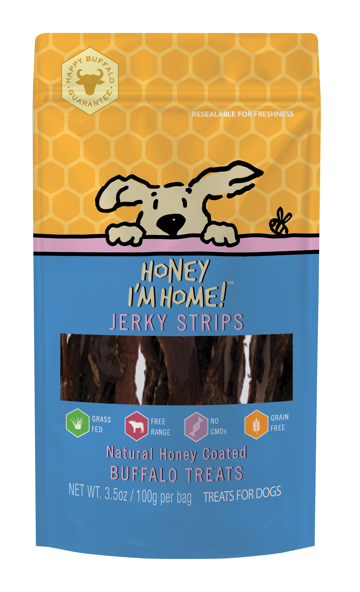 Honey I'm Home Honey Coated Buffalo Jerky
