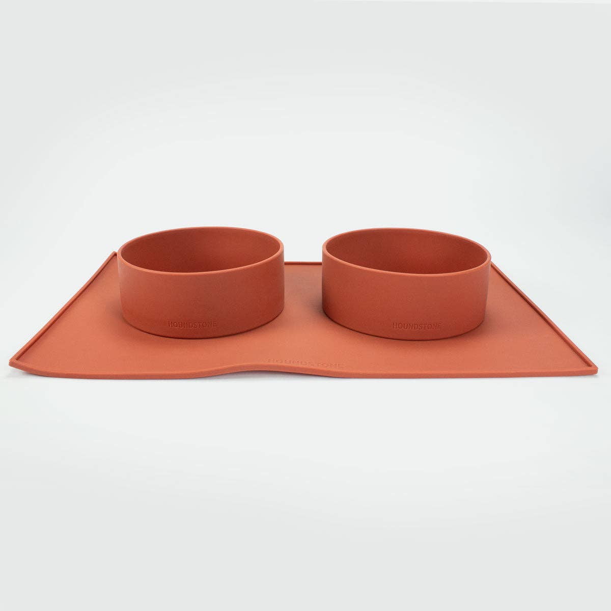 Houndstone Silicone Dog Bowl Mat - Terracotta