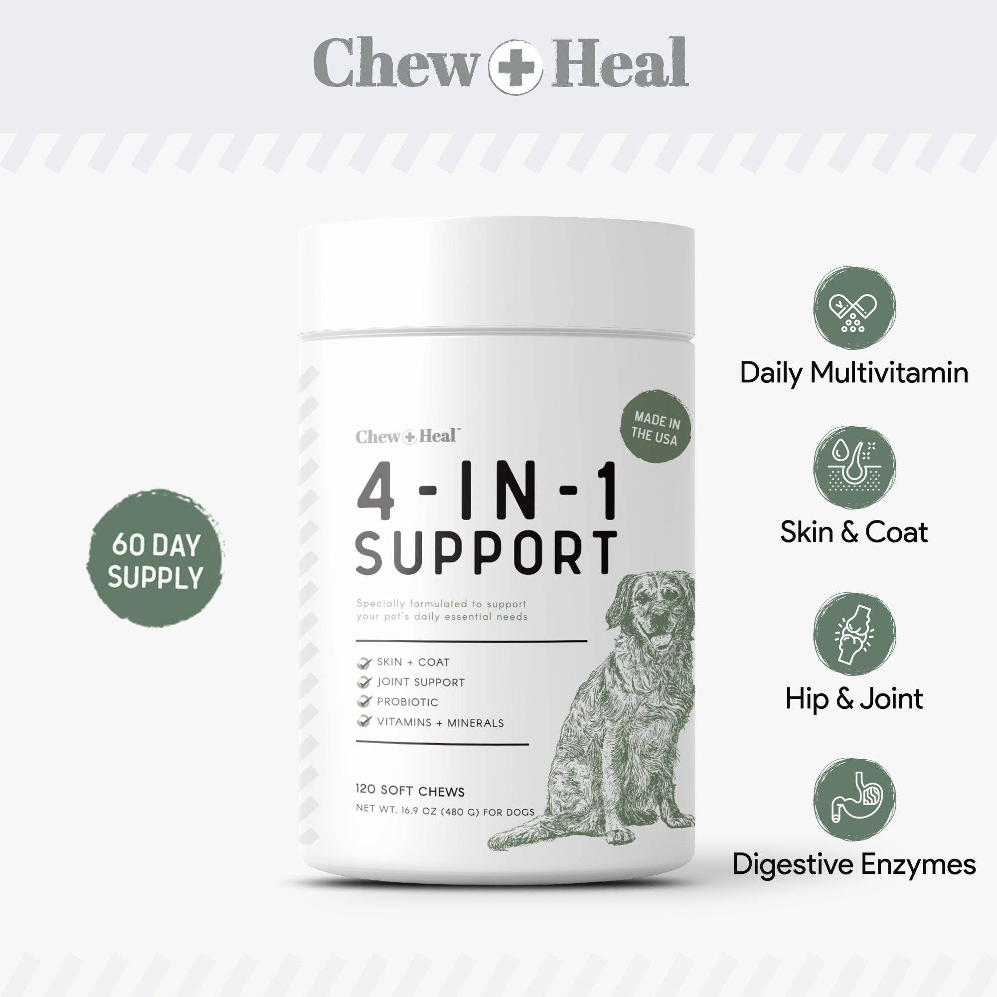 Chew + Heal 4-IN-1 Support Supplement