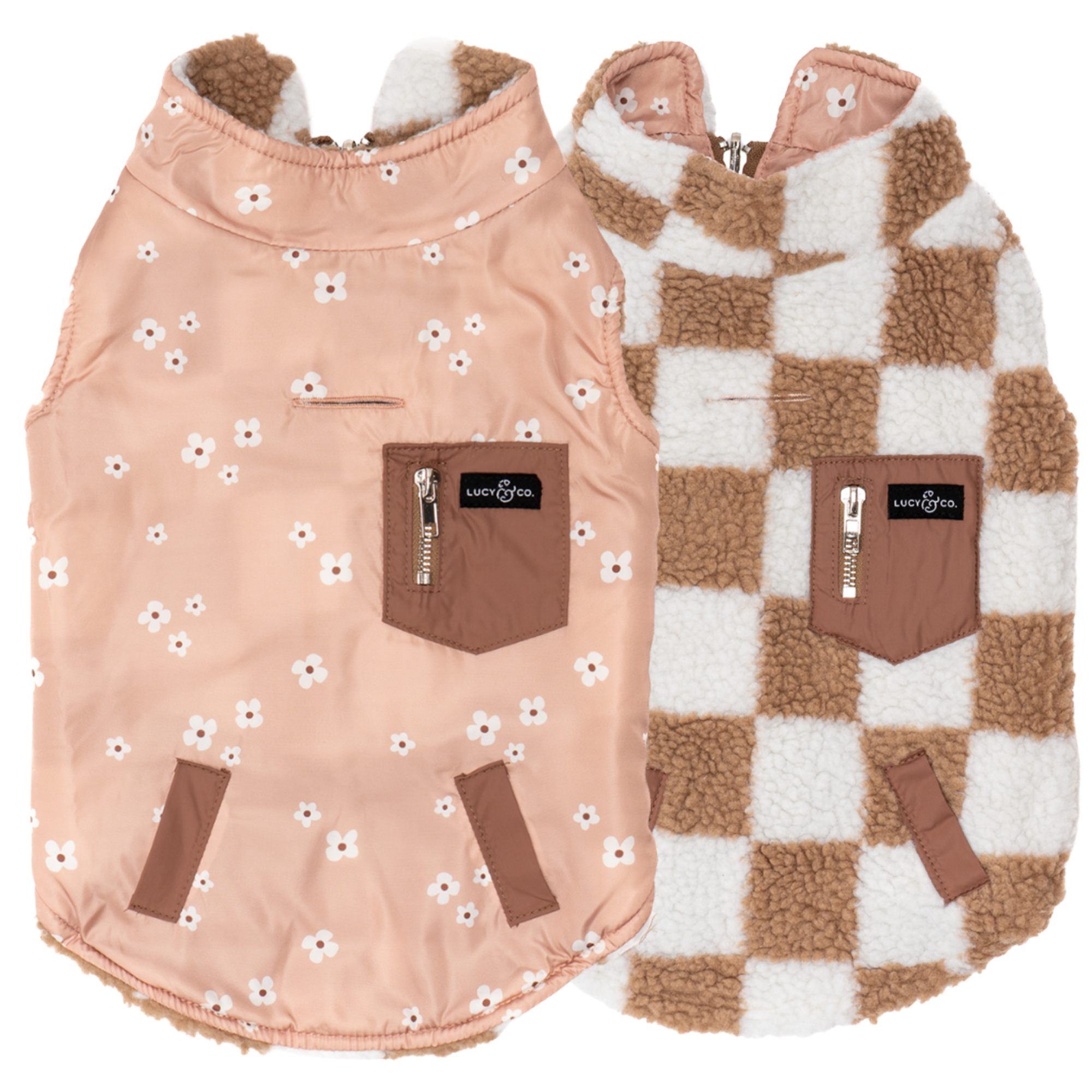 Lucy & Co. Checkers Reversible Jacket