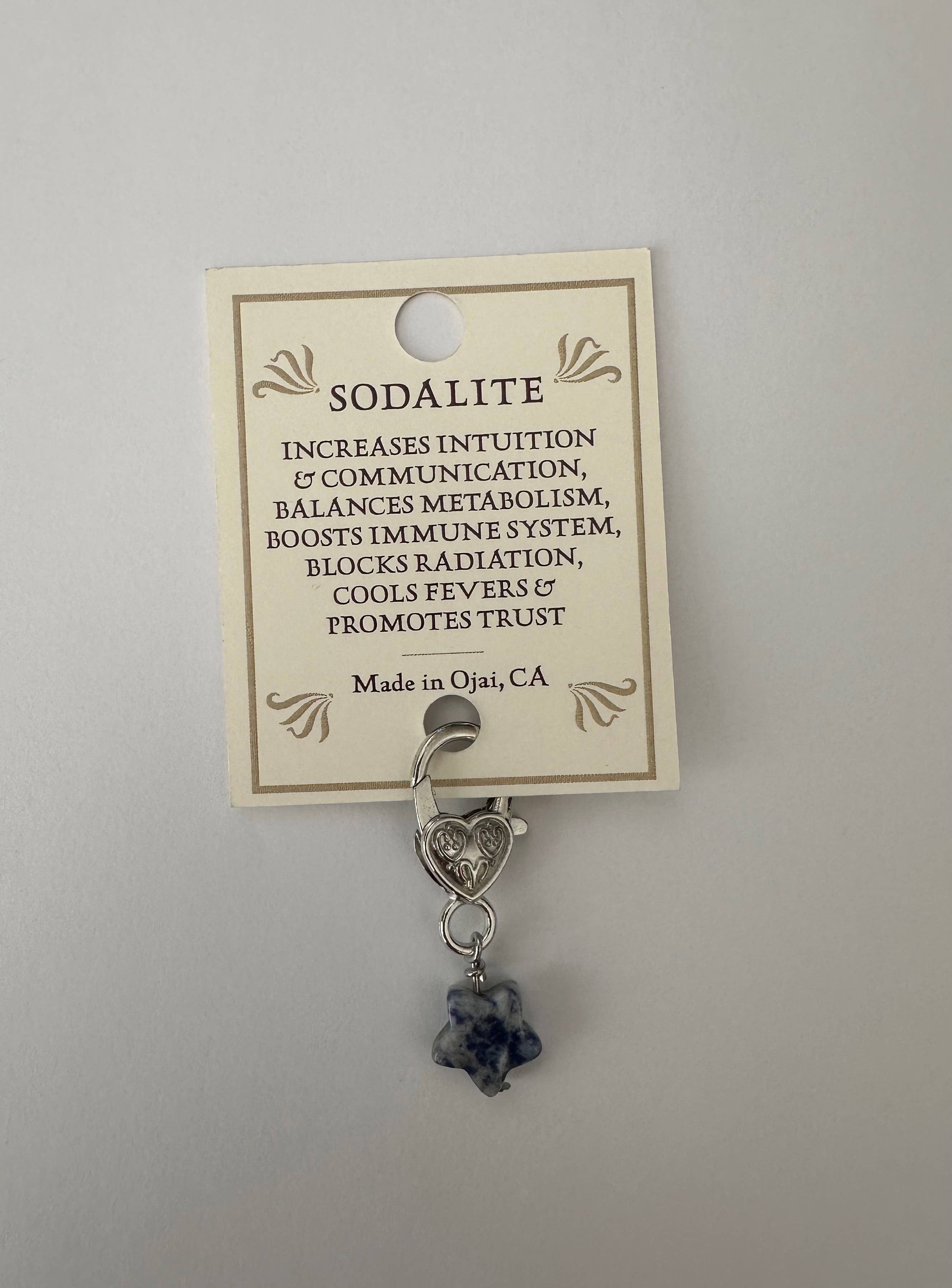 Crystal Pet Love Sodalite Star