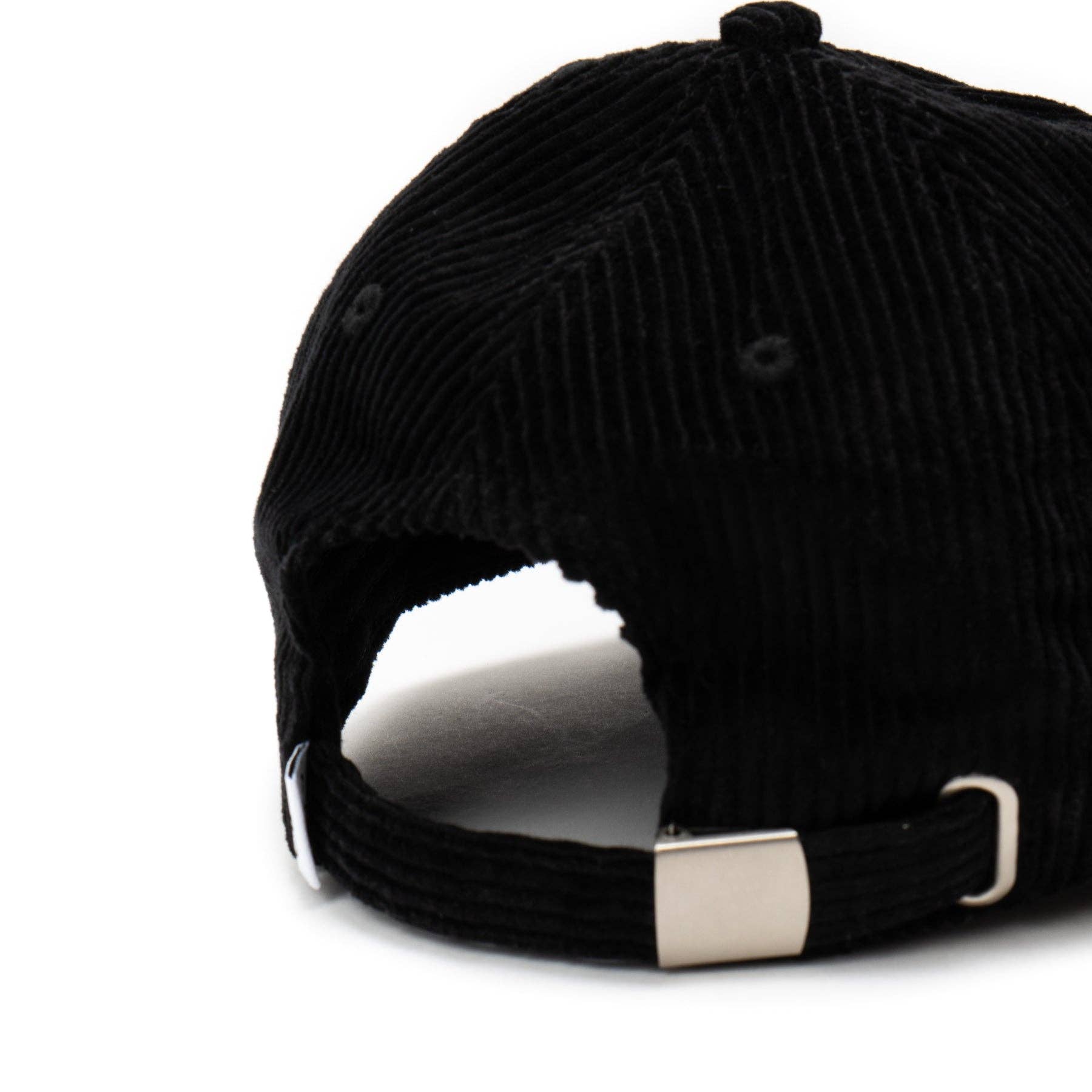 Lucy & Co. Black Corduroy Dog Dad Hat