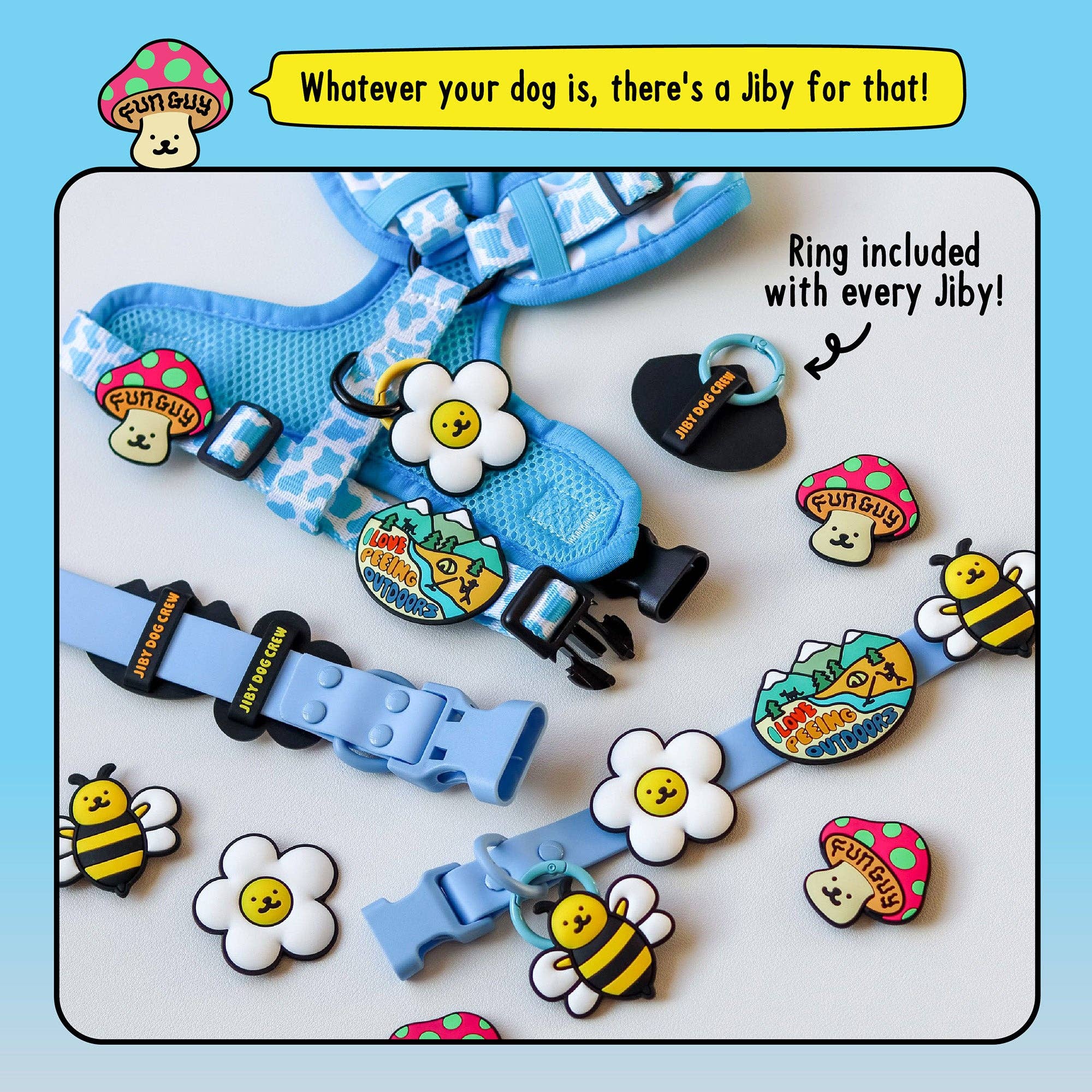 Birthday Jiby Dog Charm