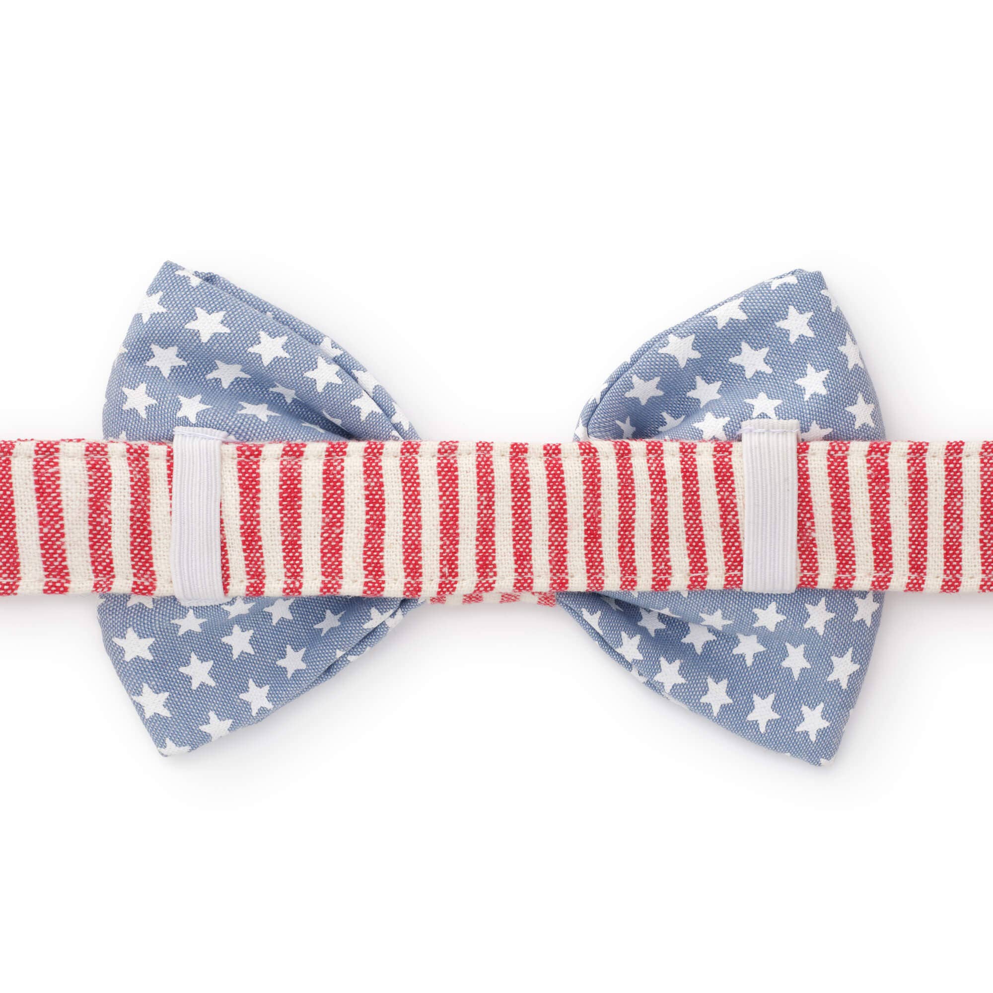 Foggy Dog Stars and Stripes Summer Dog Bow Tie