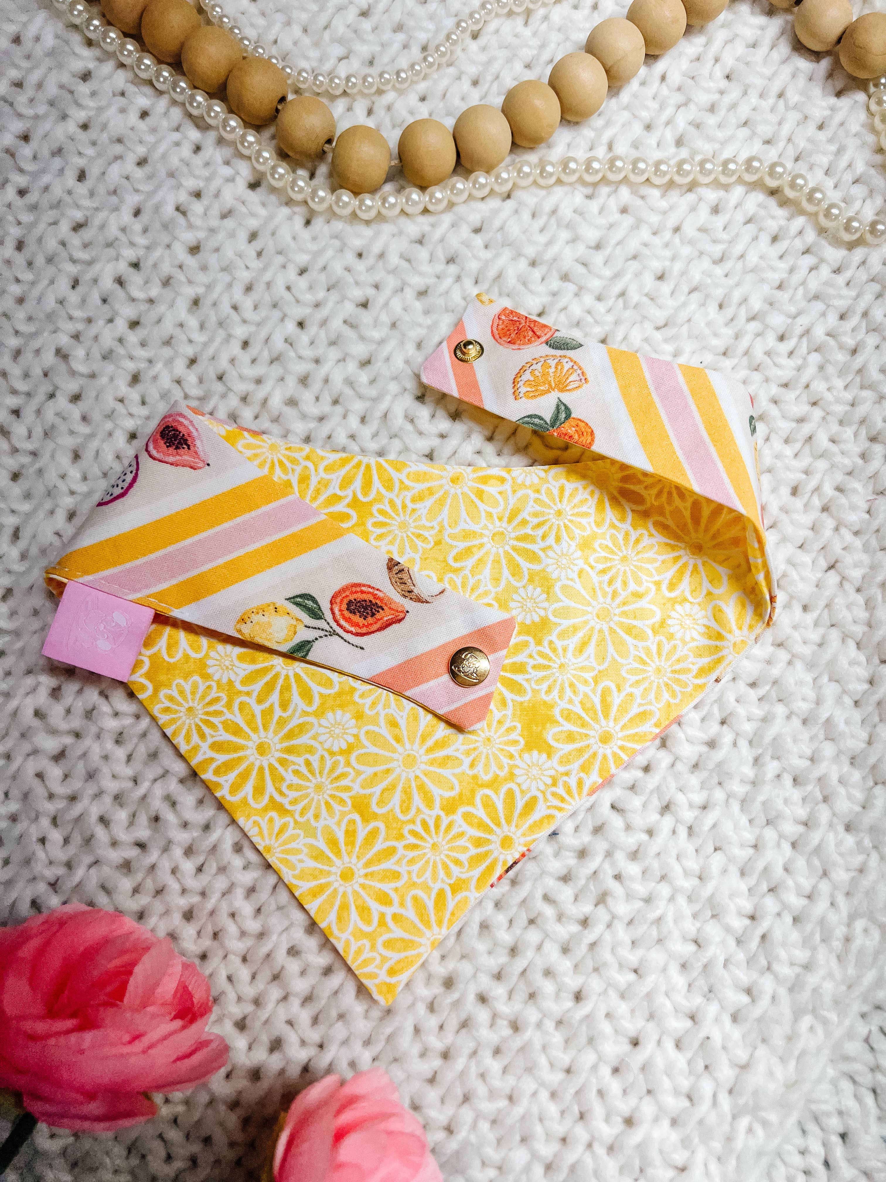 Stella Loo Fruit Snap-On Reversible Bandana