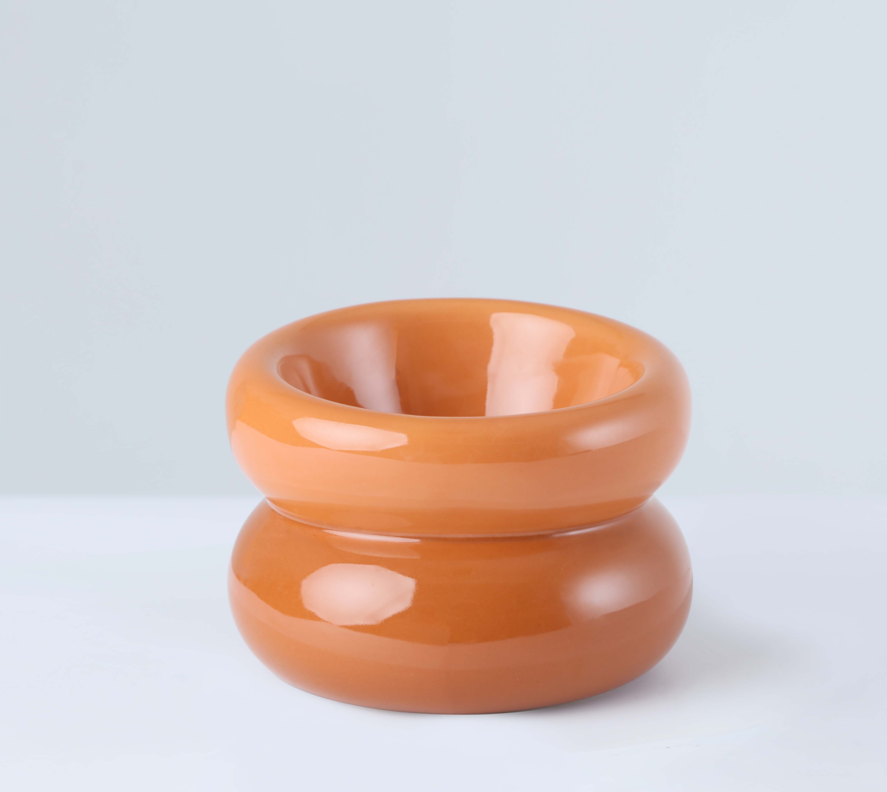 Pehom Soufflé Pet Bowl - Amber Orange