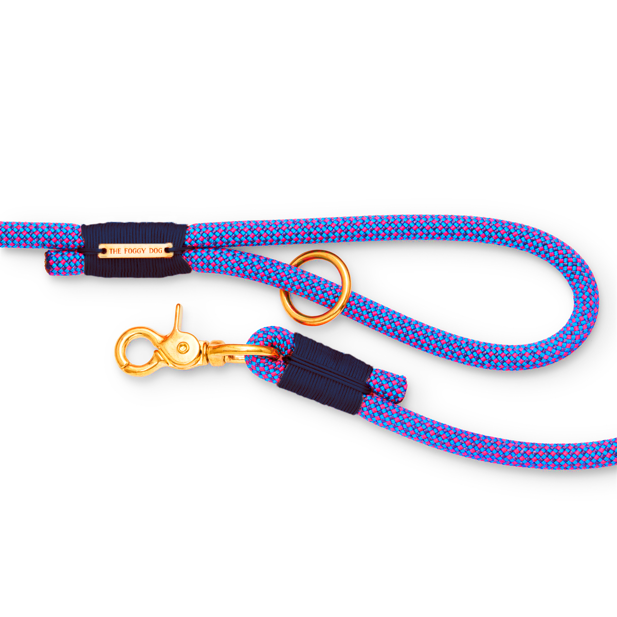 The Foggy Dog Neon Tetra Climbing Rope Dog Leash