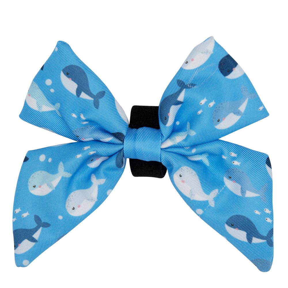 Sassy Woof Sailor Bow - Might as Whale