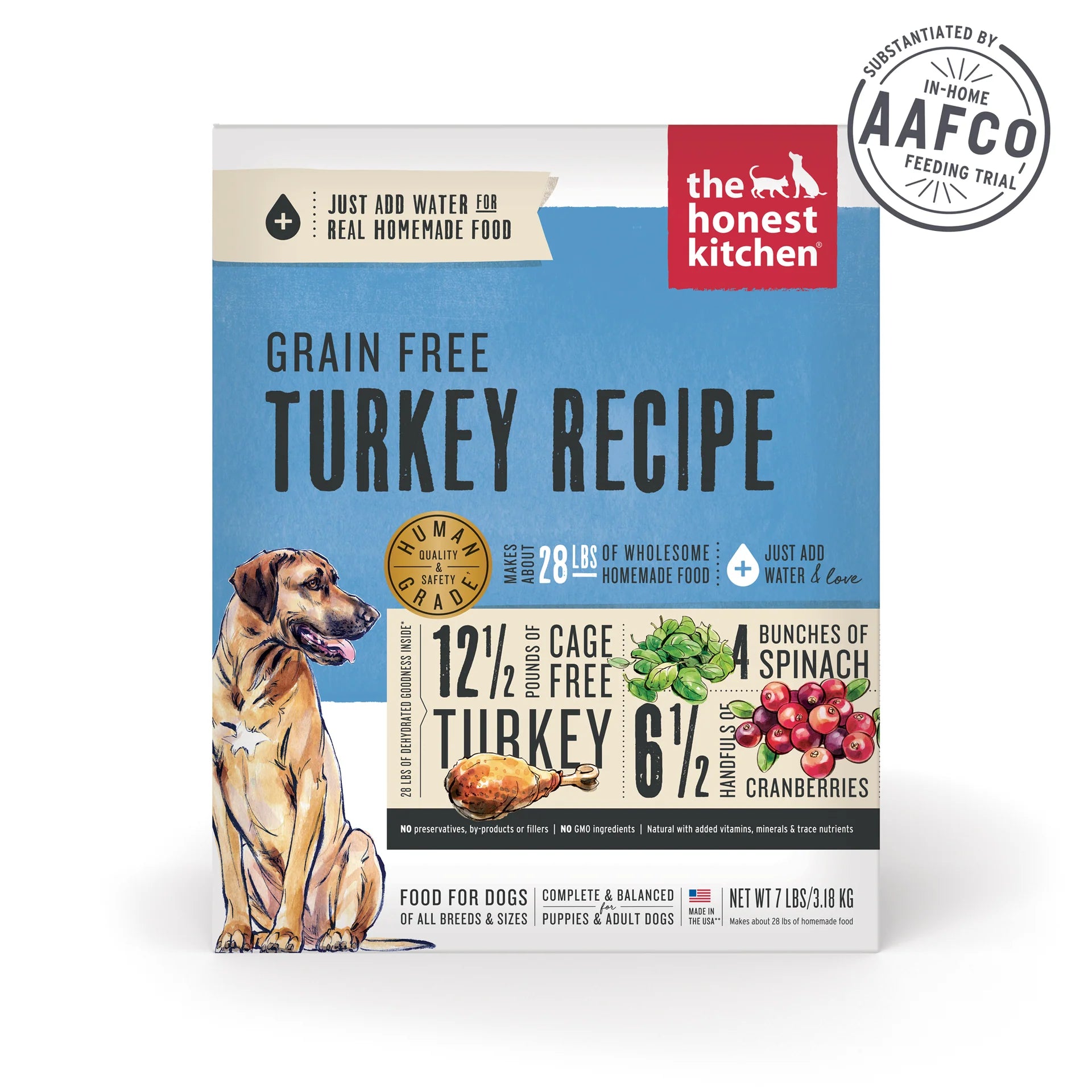 The Honest Kitchen Dehydrated Turkey GF