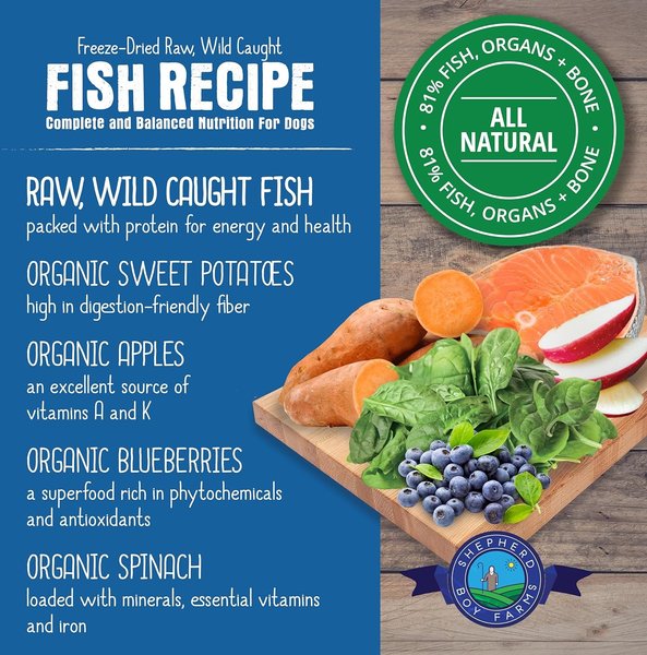 Shepherd Boy Farms Freeze Dried Fish 14oz.