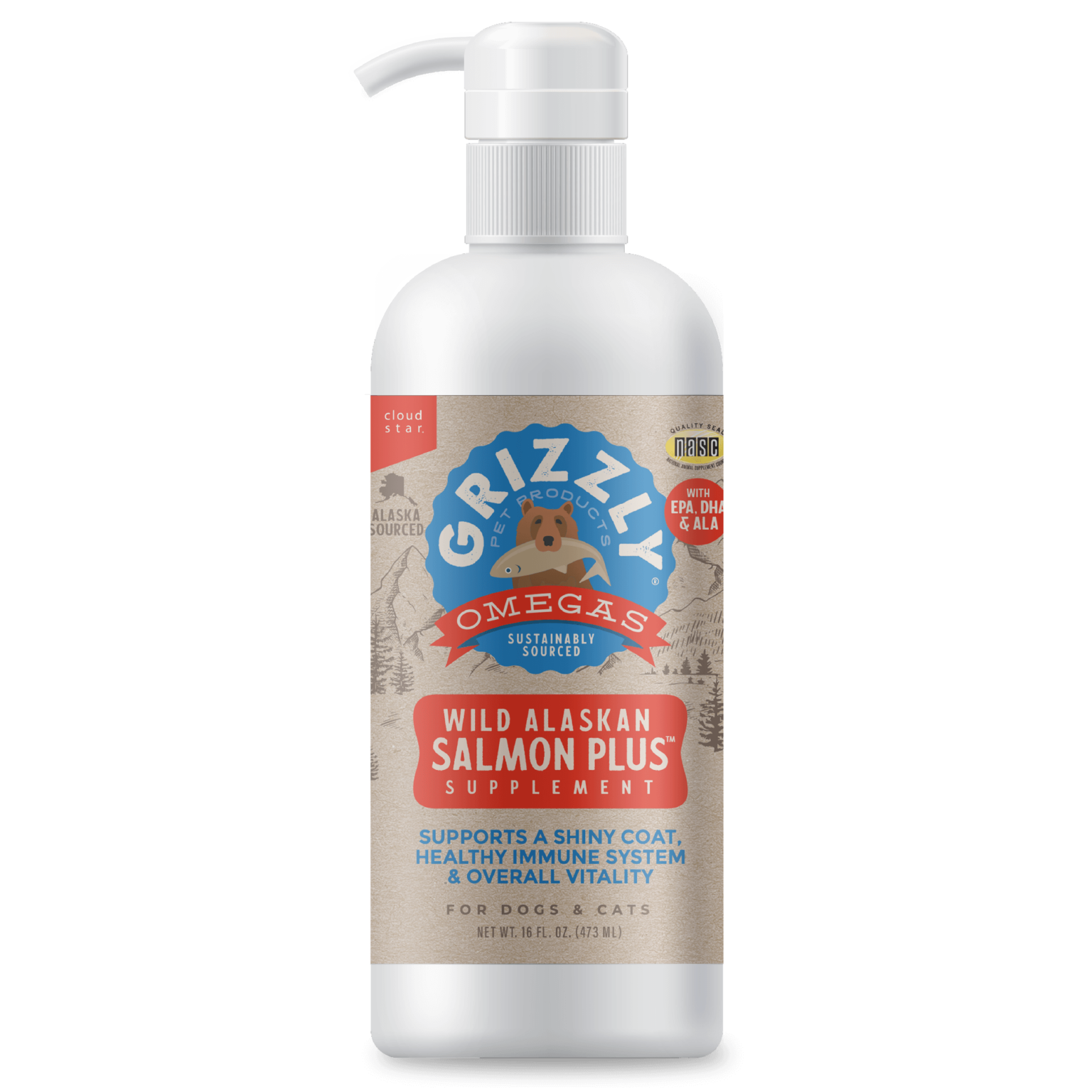 Grizzly Salmon Oil Plus