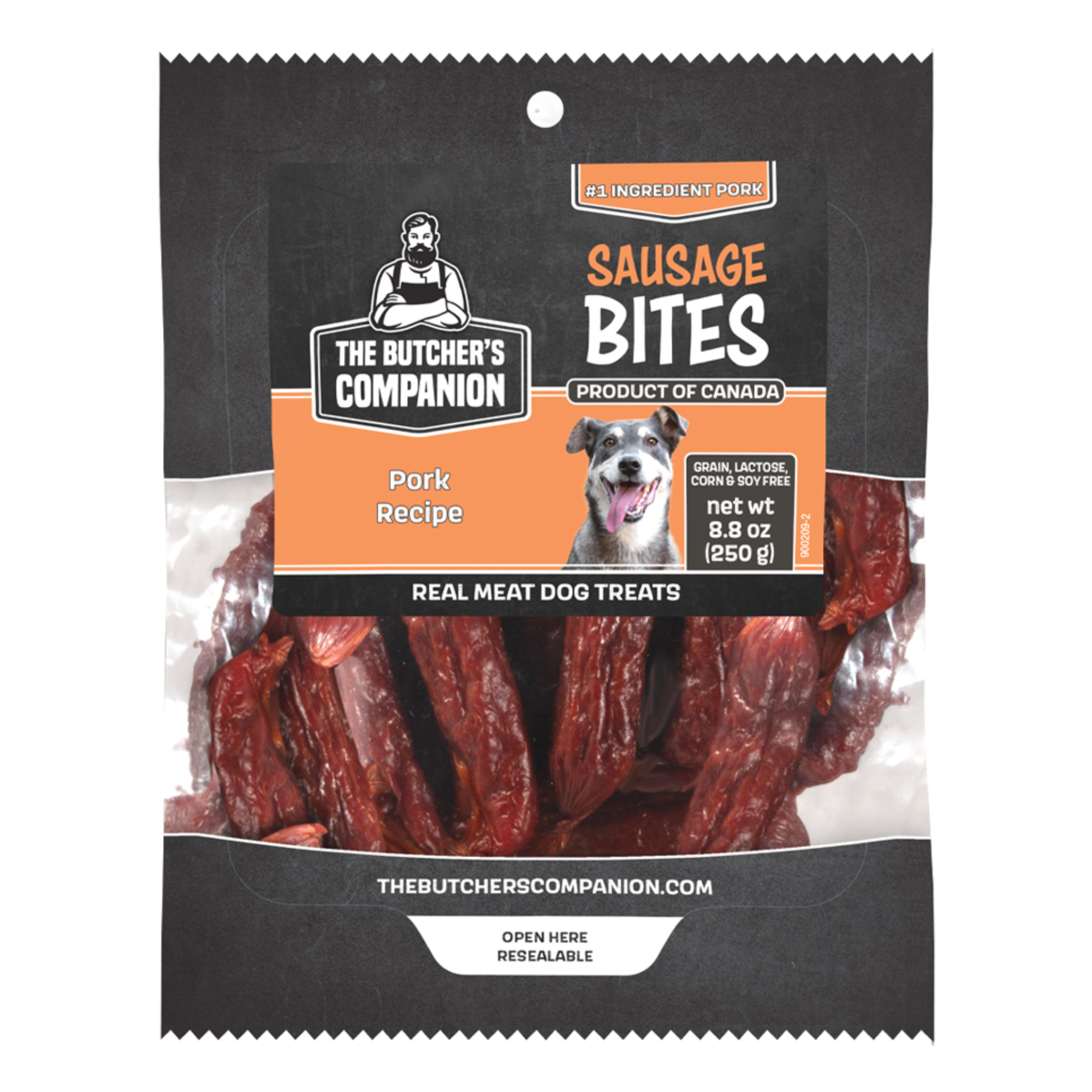 Butcher's Companion Dog Sausage Bites Pork 8.8oz