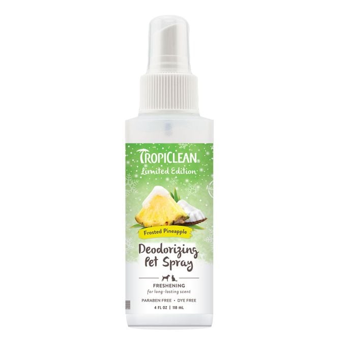 Tropiclean Frosted Pineapple Deodorizing Pet Spray 4oz