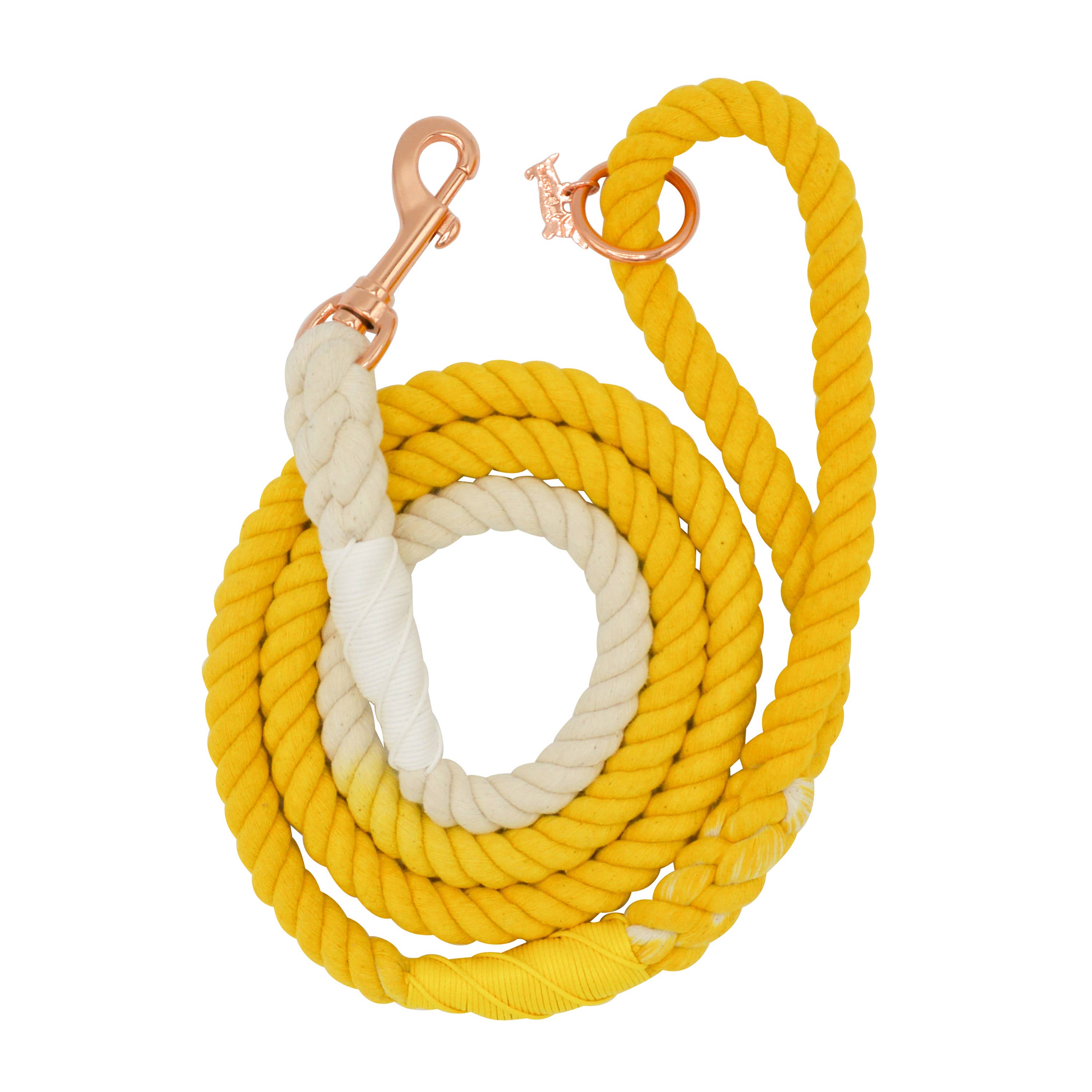 SASSY WOOF Rope Leash - Lemon Drop