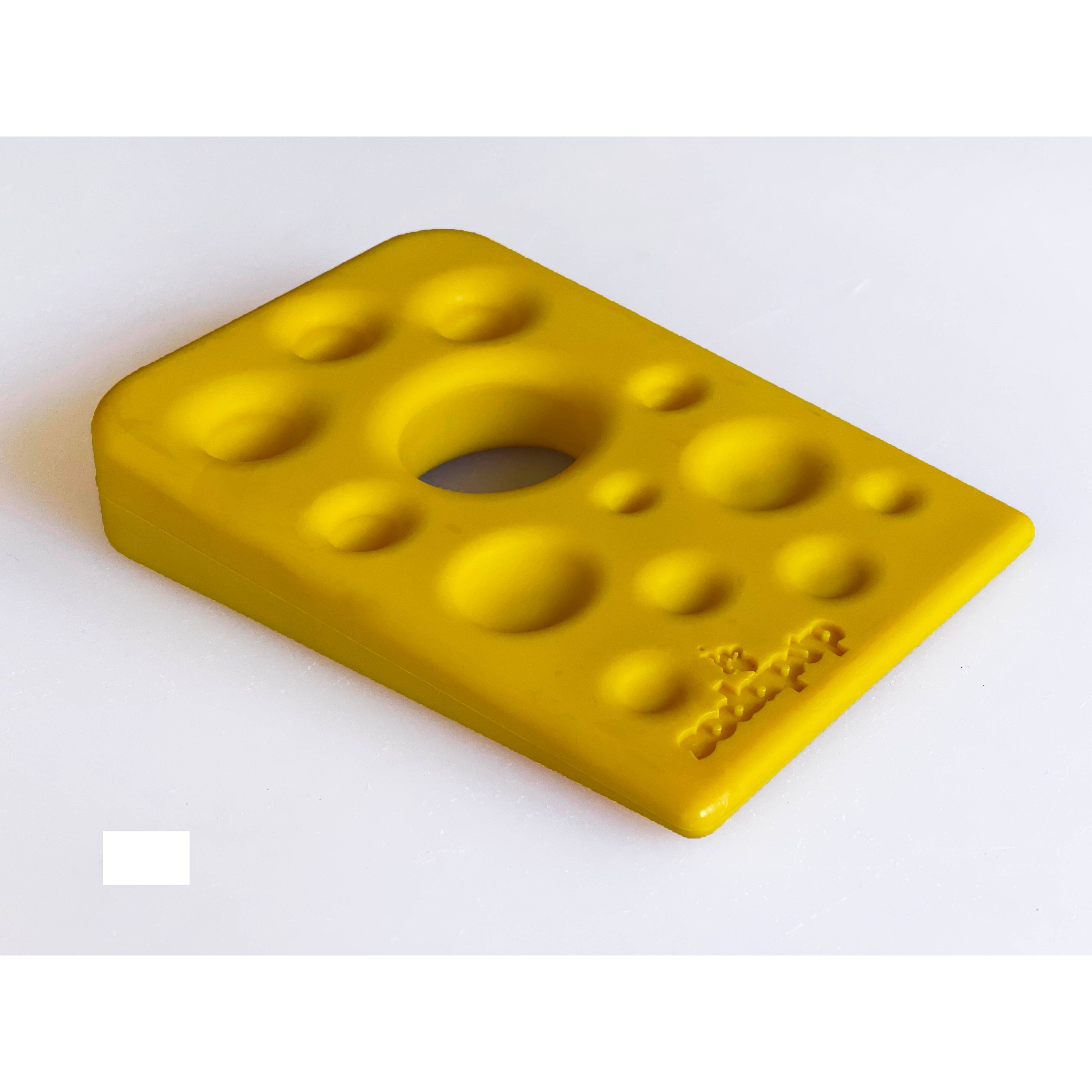 SodaPup Swiss Cheese Wedge Durable Nylon Dog Chew Toy
