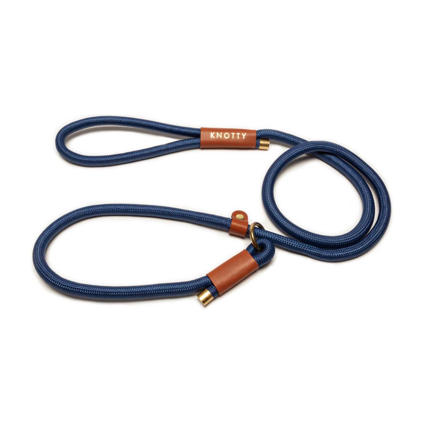 Knotty Pets Training Leash Royal Blue