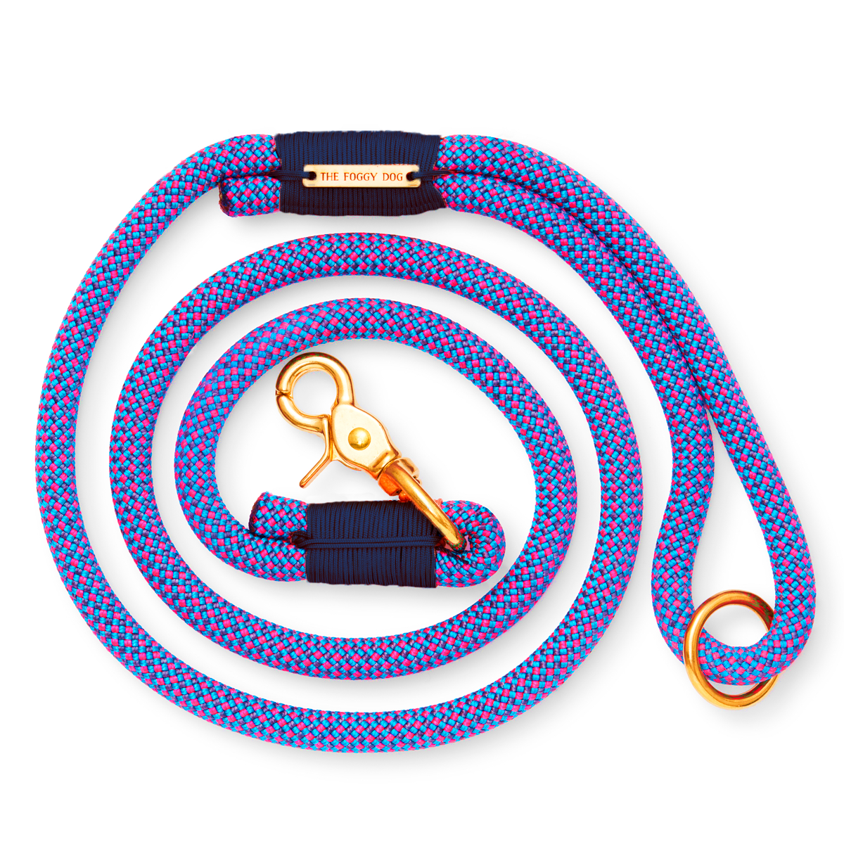 The Foggy Dog Neon Tetra Climbing Rope Dog Leash