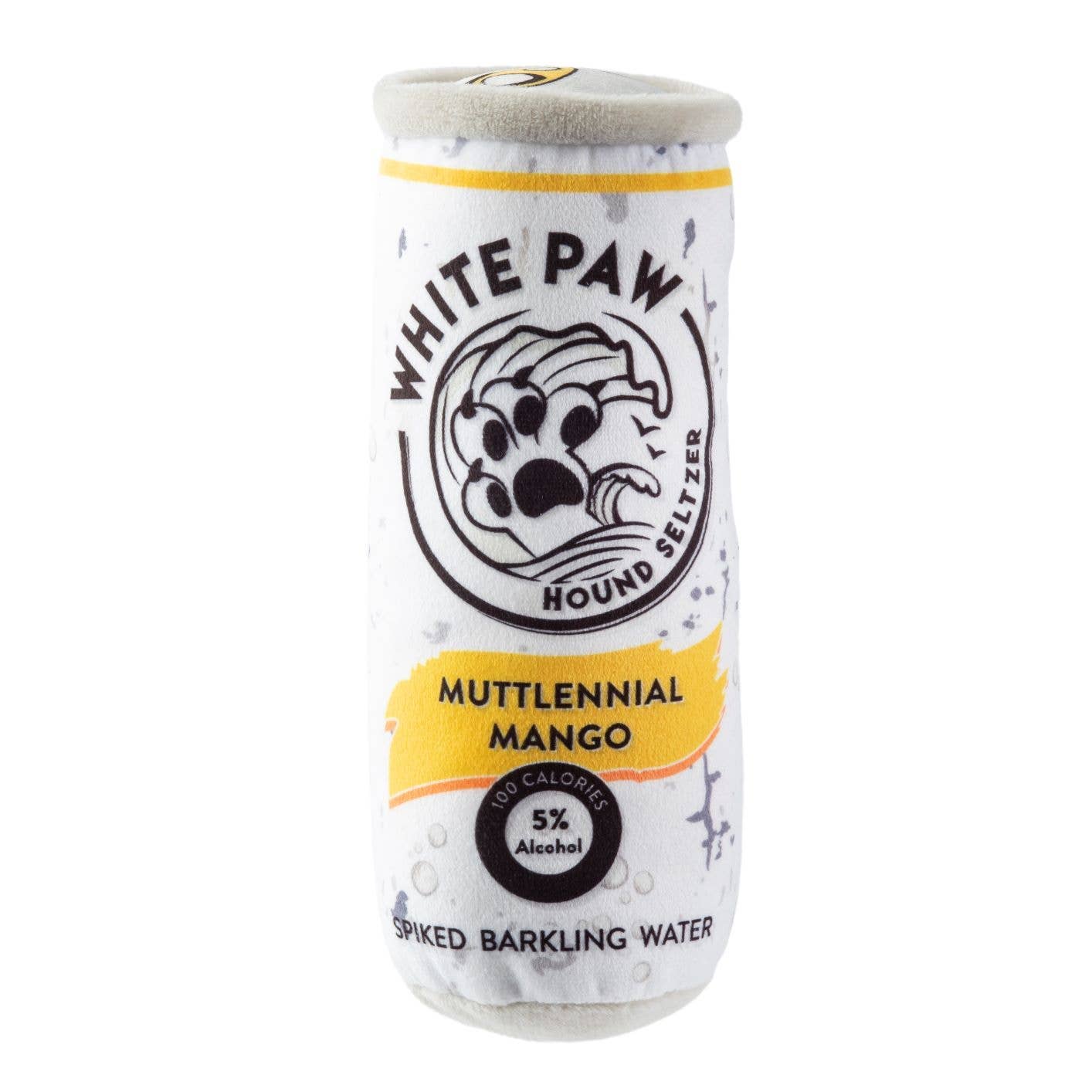 Haute Diggity Dog White Paw - Muttlennial Mango Squeaker Dog Toy