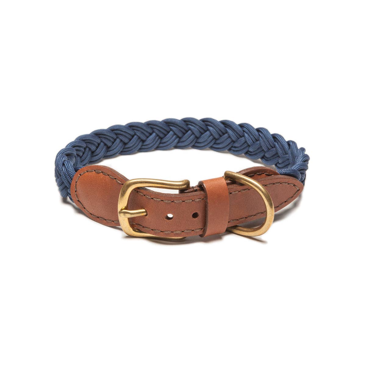 Knotty Pets Braided Collar - Royal Blue