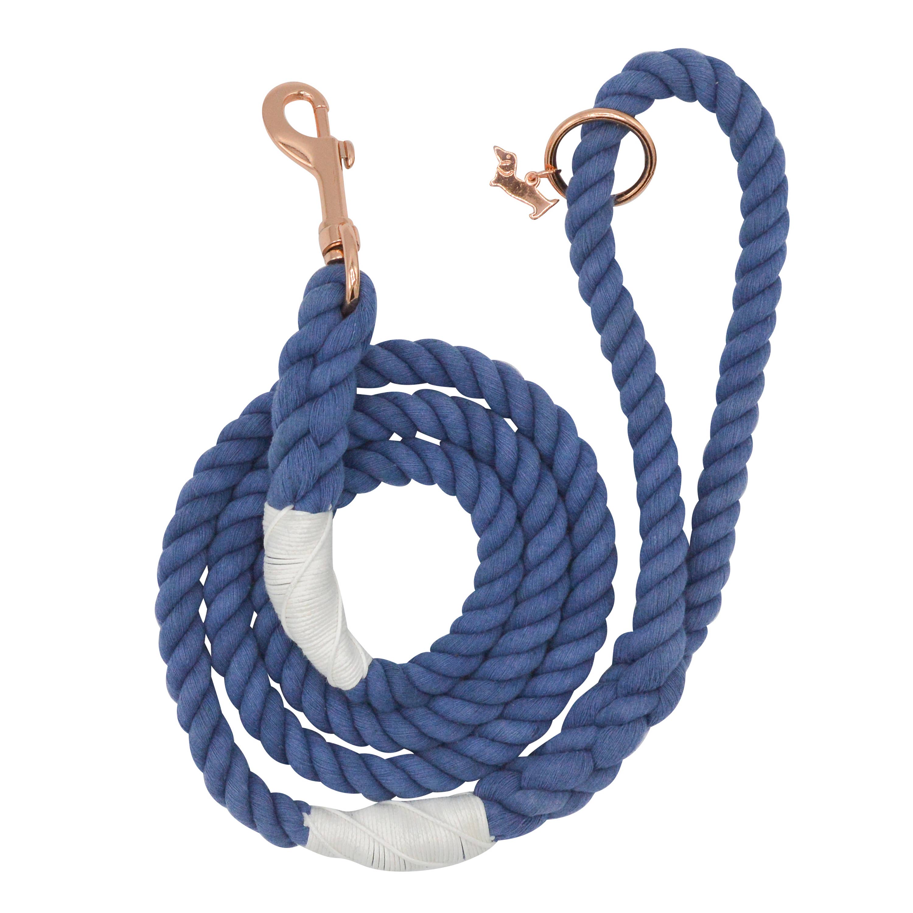 SASSY WOOF Rope Leash - Nautical