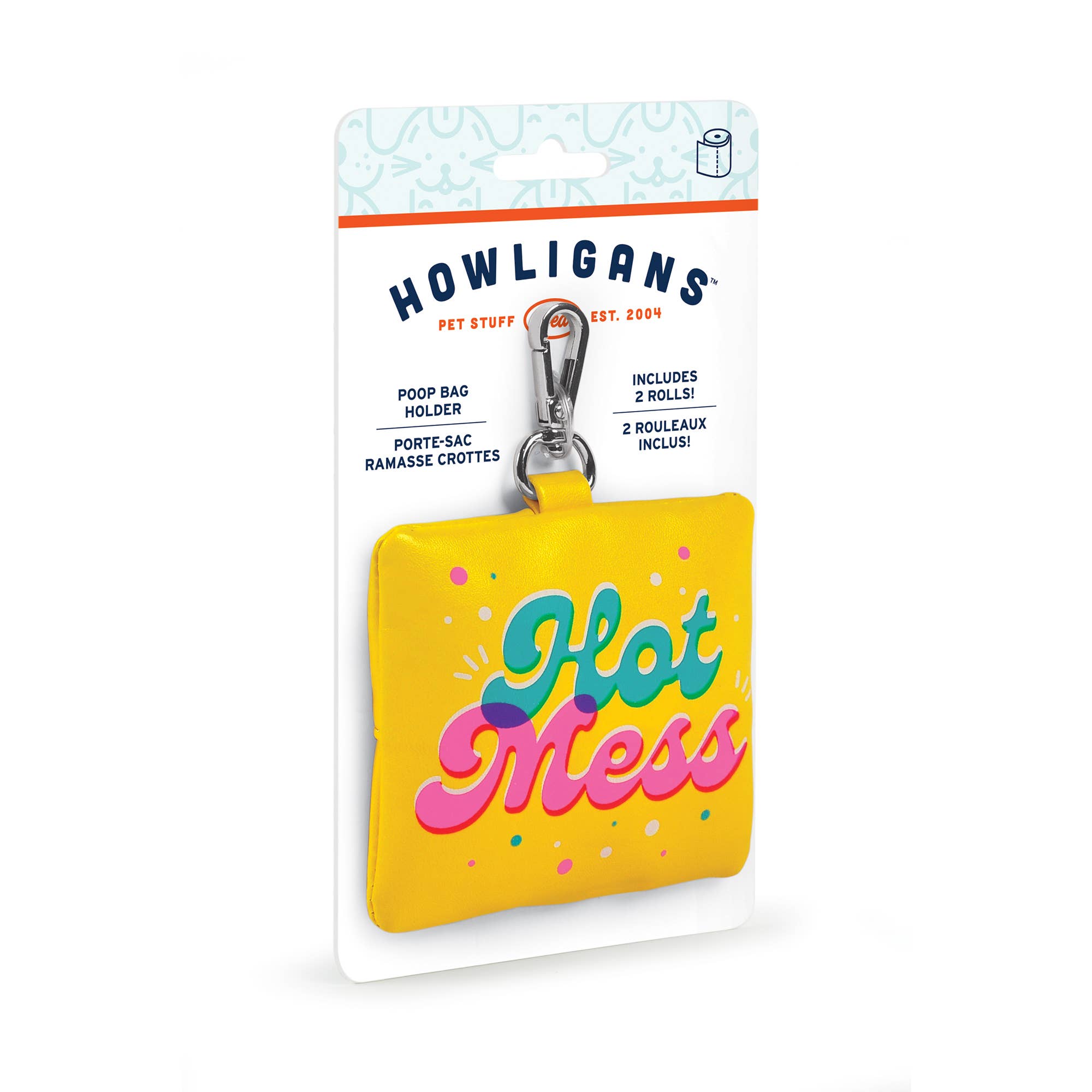 Fred & Friends Howligans- Poop Bag Holder - Hot Mess